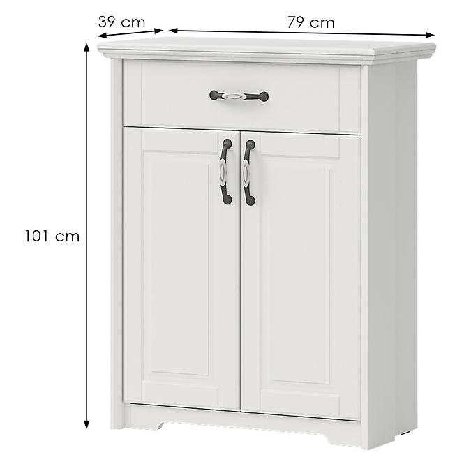 Komoda 2d1s Evergreen Eg-Cpl21 Ivory,2