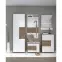 Komoda Stela Cpl1 lakovaná Tobacco Oak/Crystal White,4