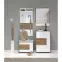 Komoda Stela Cpl1 lakovaná Tobacco Oak/Crystal White,5