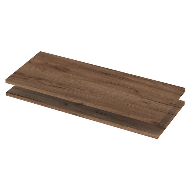 Polička Stela F Tobacco Oak