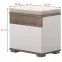 Skrinka na topánky Azur K1 Dark Nebraska/White,2