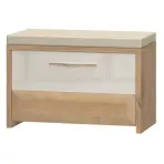 Skrinka na topánky Gala K1 lakovaná Pacific Walnut/Beige