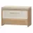 Skrinka na topánky Gala K1 lakovaná Pacific Walnut/Beige