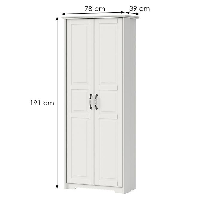 Skriňa 2d Evergreen Eg-V2 Ivory