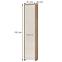 Skriňa 1d Gala V1 lakovaná Pacific Walnut/Beige,2