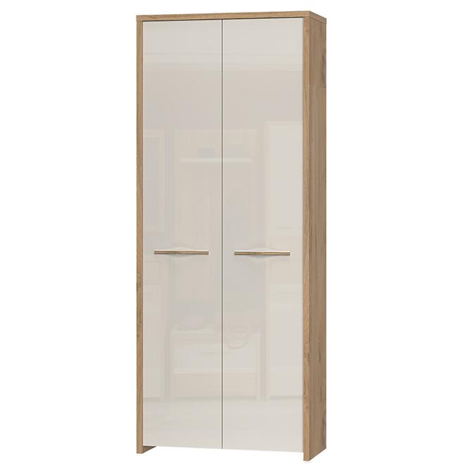 Skriňa 2d Gala V2 lakovaná Pacific Walnut/Beige