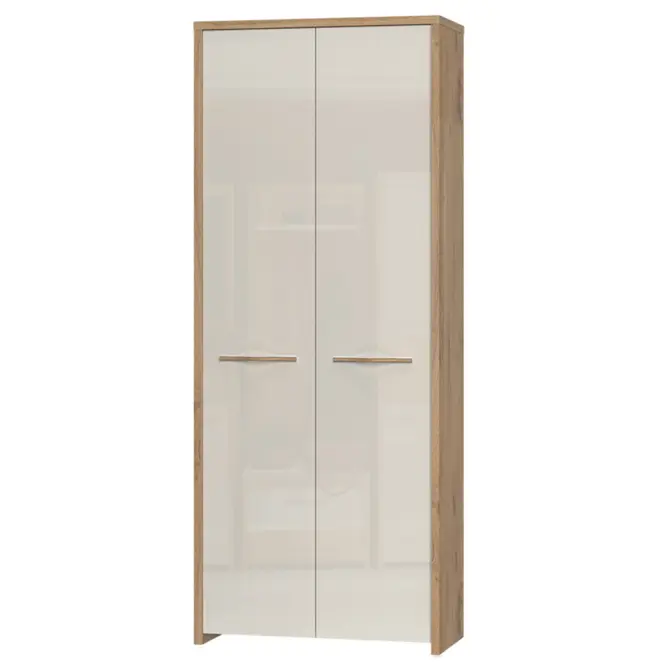 Skriňa 2d Gala V2 lakovaná Pacific Walnut/Beige