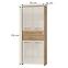 Skriňa 4d2s Gala V42 lakovaná Pacific Walnut/Beige,2