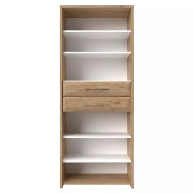 Skriňa 4d2s Gala V42 lakovaná Pacific Walnut/Beige