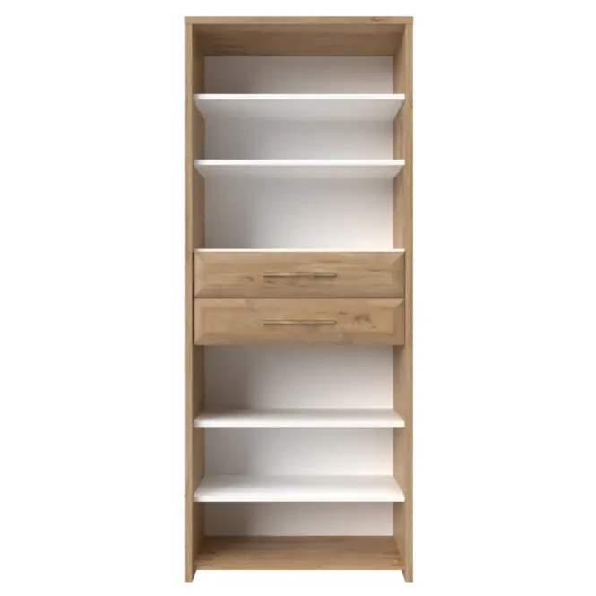 Skriňa 4d2s Gala V42 lakovaná Pacific Walnut/Beige,3