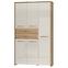 Skriňa 5d2s Gala V52 lakovaná Pacific Walnut/Beige