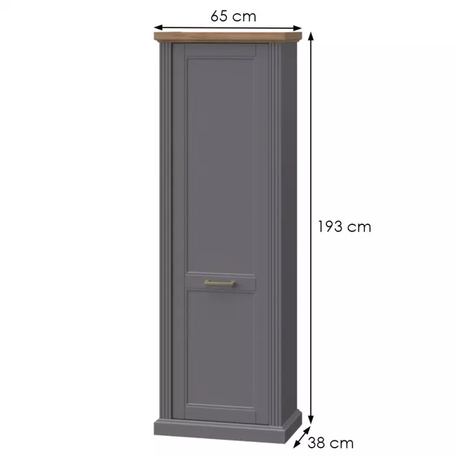 Skriňa 1d Tara V1 Grafit
