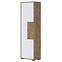 Skriňa 1d Stela V1 lakovaná Tobacco Oak/Crystal White