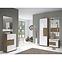 Skriňa 1d Stela V1 lakovaná Tobacco Oak/Crystal White,11