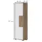 Skriňa 1d Stela V1 lakovaná Tobacco Oak/Crystal White,2