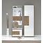 Skriňa 1d Stela V1 lakovaná Tobacco Oak/Crystal White,6