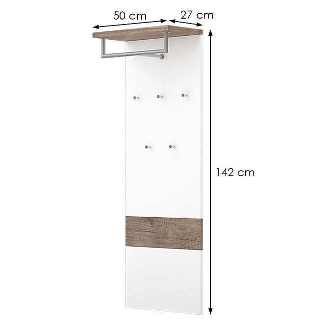 Vešiak Azur Clk Dark Nebraska/White,2