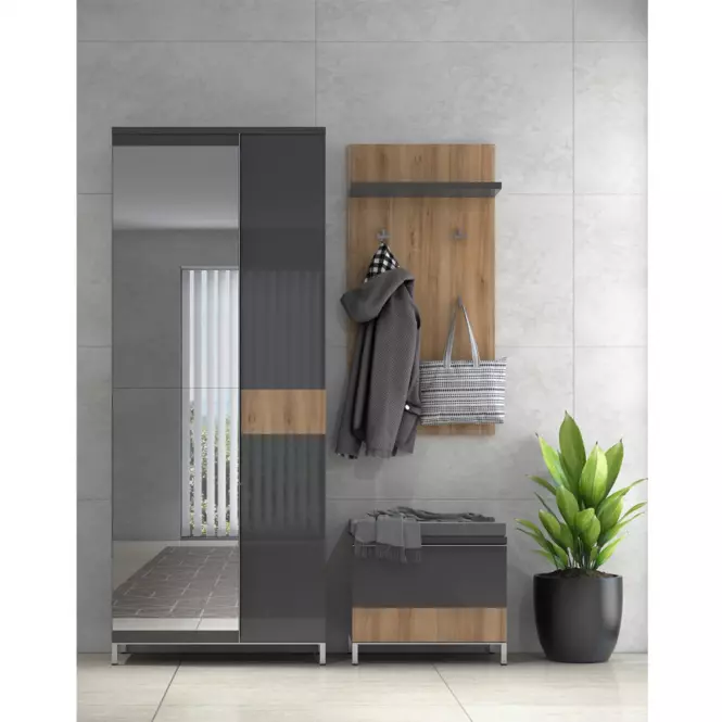 Vešiak Onyx Clk Pacific Walnut/Anthracite,7