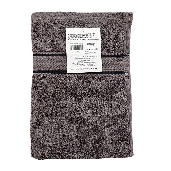 Uterák frotte 40x60 šedá