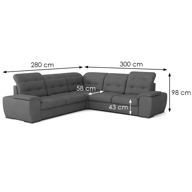 Rohova sedaci suprava Combi 3 L Crown 18