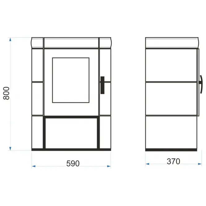 Krbové kachle Picobello II drab 6 kW,4