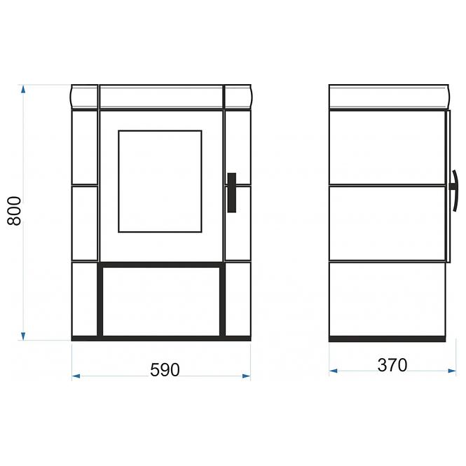 Krbové kachle Picobello II coffebrown 6 kW,2