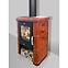 Krbové kachle Picobello II coffebrown 6 kW,3