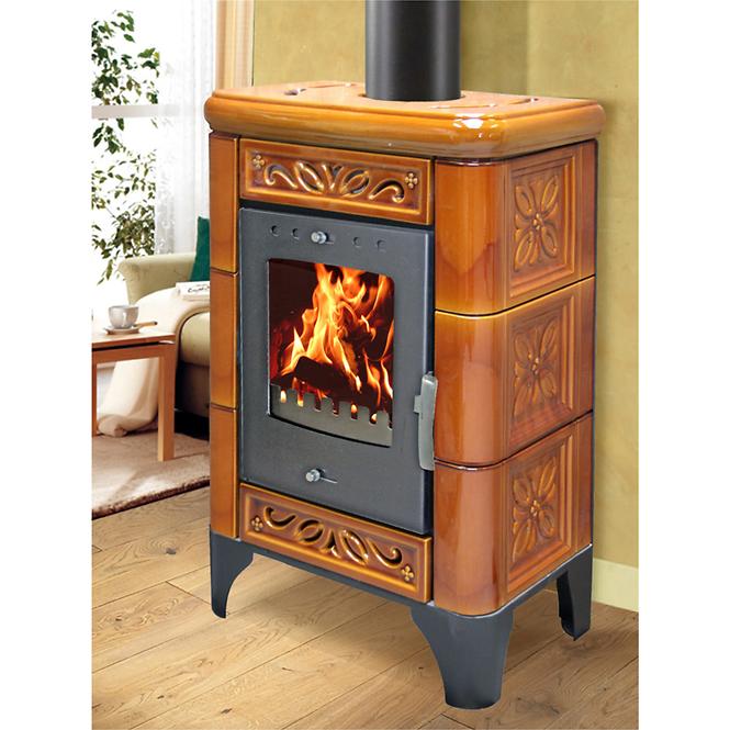 Krbové kachle Belluno II goldbrown 6kw