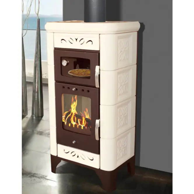 Krbové kachle Bologna II drab 6 kW,3