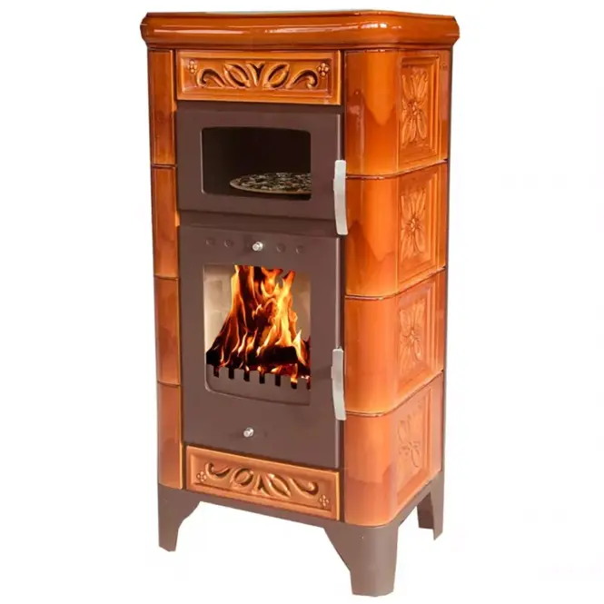 Krbové kachle Bologna II goldbrown 6 kW