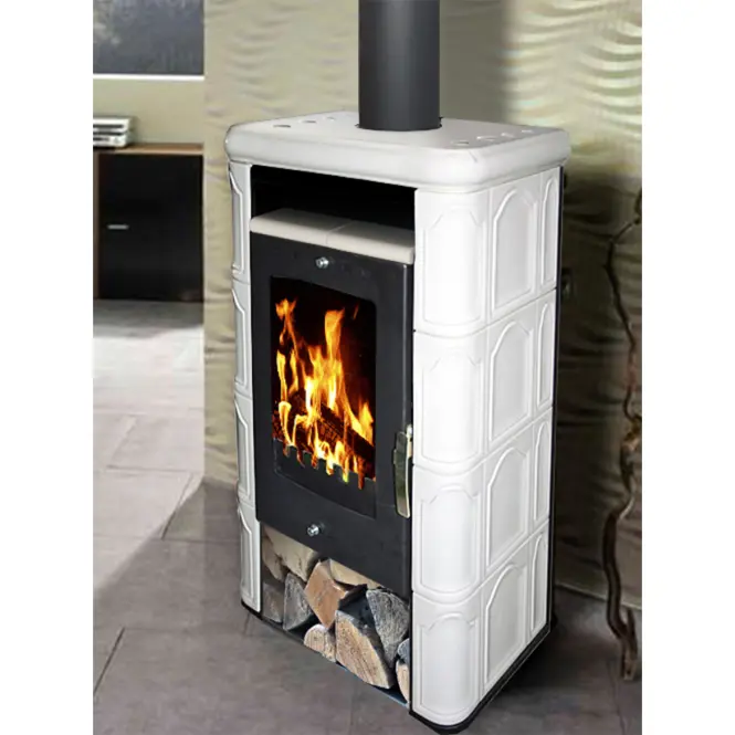 Krbové kachle Bergamo II drab 7 kW