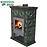 Krbové kachle Weimar II olive-green 7 kw