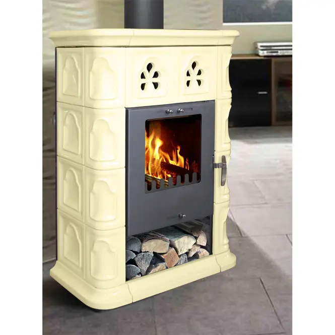 Krbové kachle Jena II creme 7 kW,2