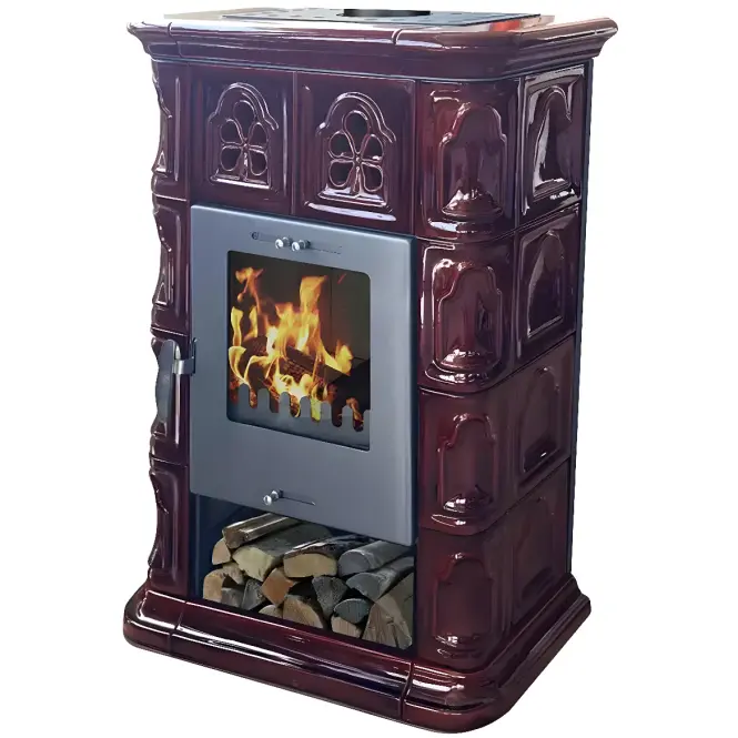 Krbové kachle Jena II coffebrown 7 kW