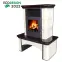 Krbové kachle Bremen II butter-coffebrown 7 kW