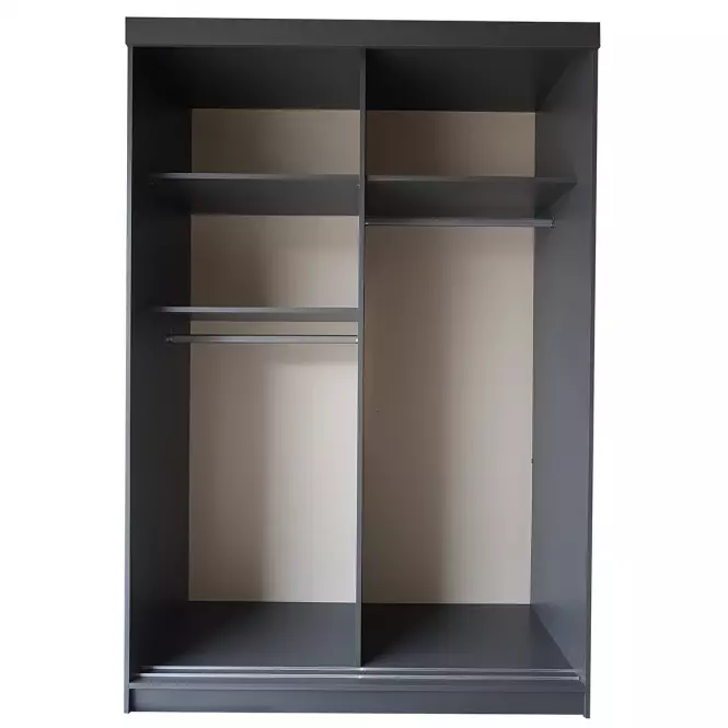 Skriňa Retro 138 6L craft/ Dvierka čierna