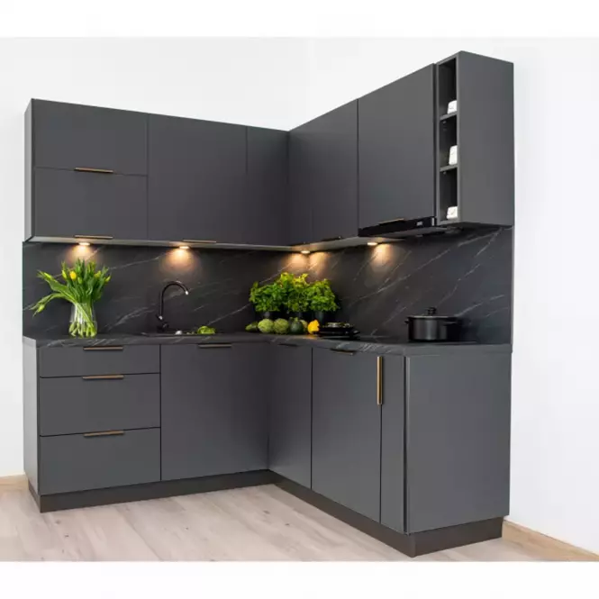 Kuchynská skrinka Max W80su Alu šedá,3