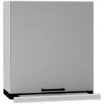 Kuchynská skrinka Max W60/68 Slim Pl so strieborným digestorom Granit