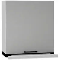 Kuchynská skrinka Max W60/68 Slim Pl so strieborným digestorom Granit