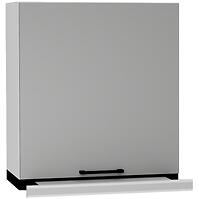Kuchynská skrinka Max W60/68 Slim Pl so strieborným digestorom Granit