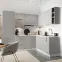 Kuchynská skrinka Max W60/68 Slim Pl s čiernym digestorom granit,3
