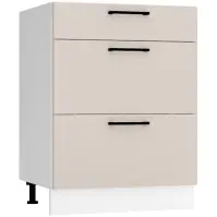 Kuchynská skrinka Max D60s/3   svetlobéžová