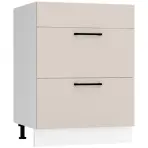 Kuchynská skrinka Max D60pc S/2 Zasl   svetlobéžová