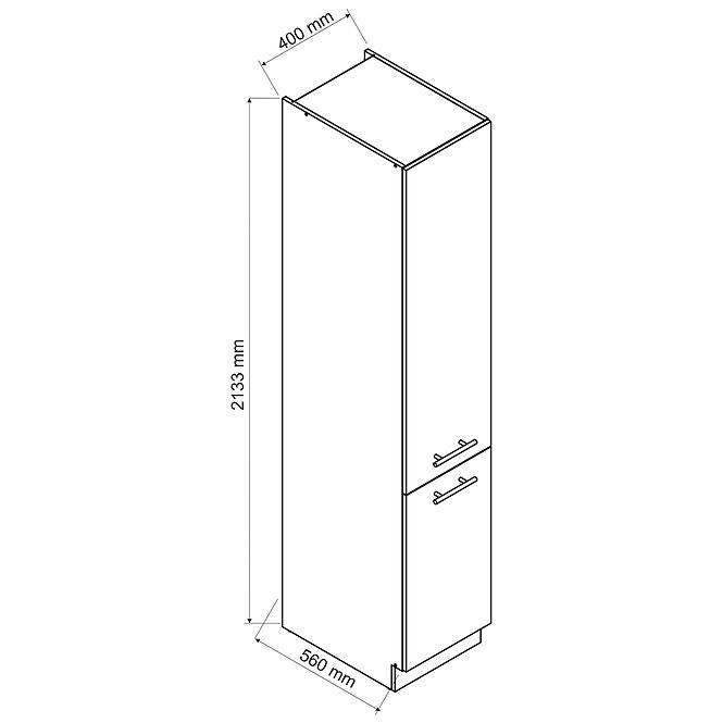 Kuchynská skrinka Max D40sł 2133 Pl 2fr   svetlobéžová,2