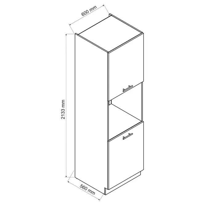 Kuchynská skrinka Max D60pk 2133 Pl   zelená