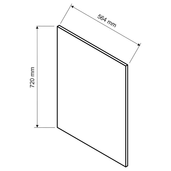 Panel bočný Max 720x564 šedá