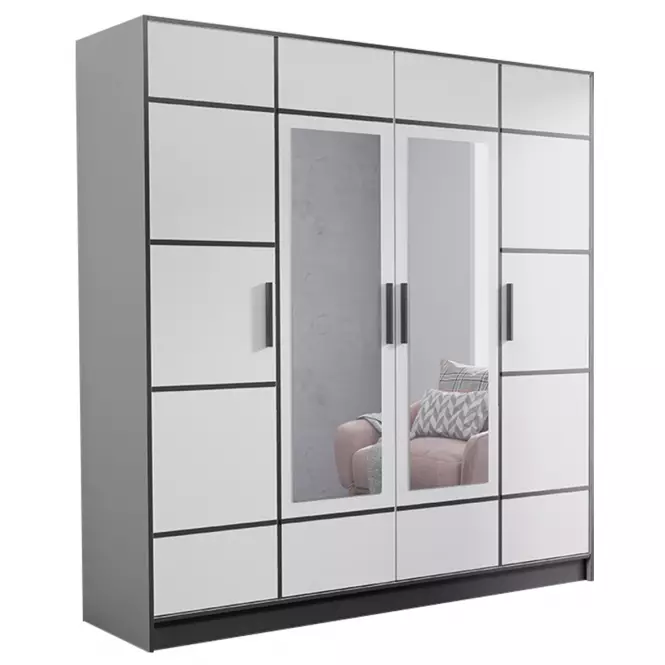 Skriňa Roj 4D 207 biely,2