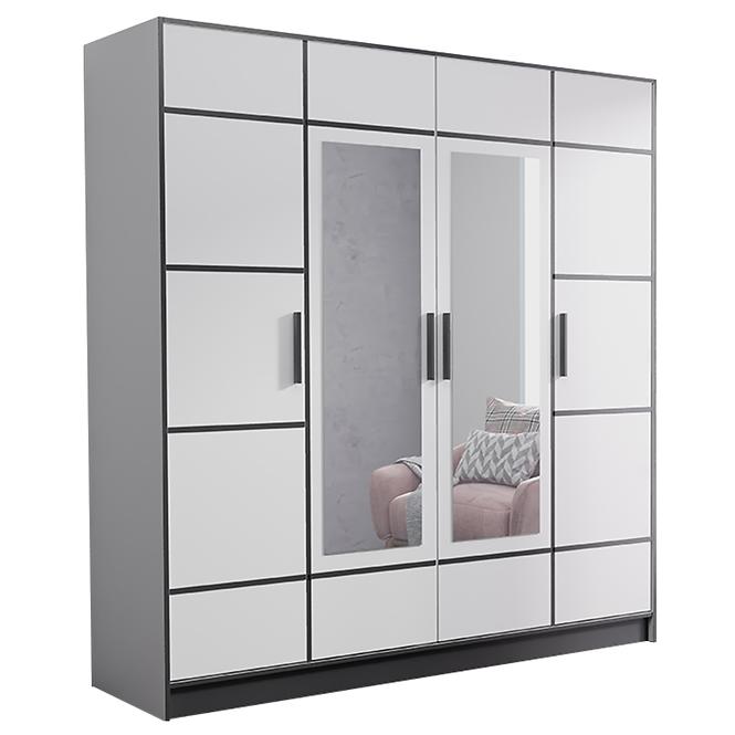 Skriňa Roj 4D 207 biely,2