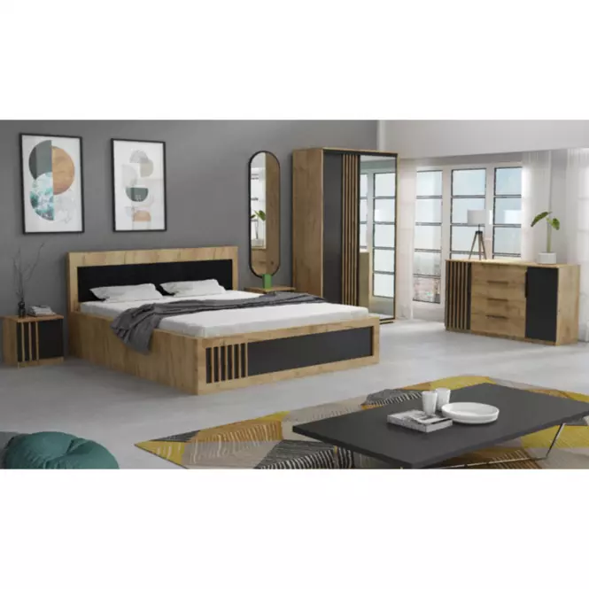 Skriňa Sorento s lamelami 100x215x6