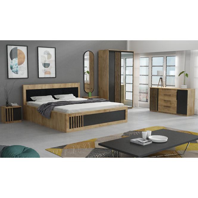 Skriňa Sorento s lamelami 150x215x6